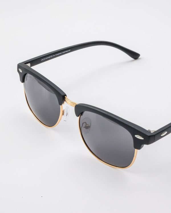 Oceanness eco-friendly, recycled and polarized sunglasses clubmaster style