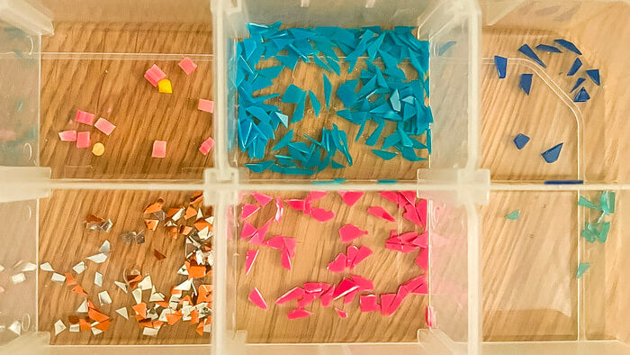 Sorting microplastic from beaches and oceans
