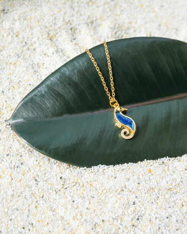 Seahorse Charm Necklace – Sheila Fajl