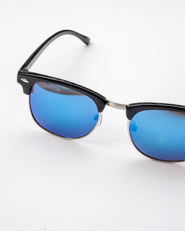 Recycled & Polarized Eco Sunglasses in Blue - Oceanness